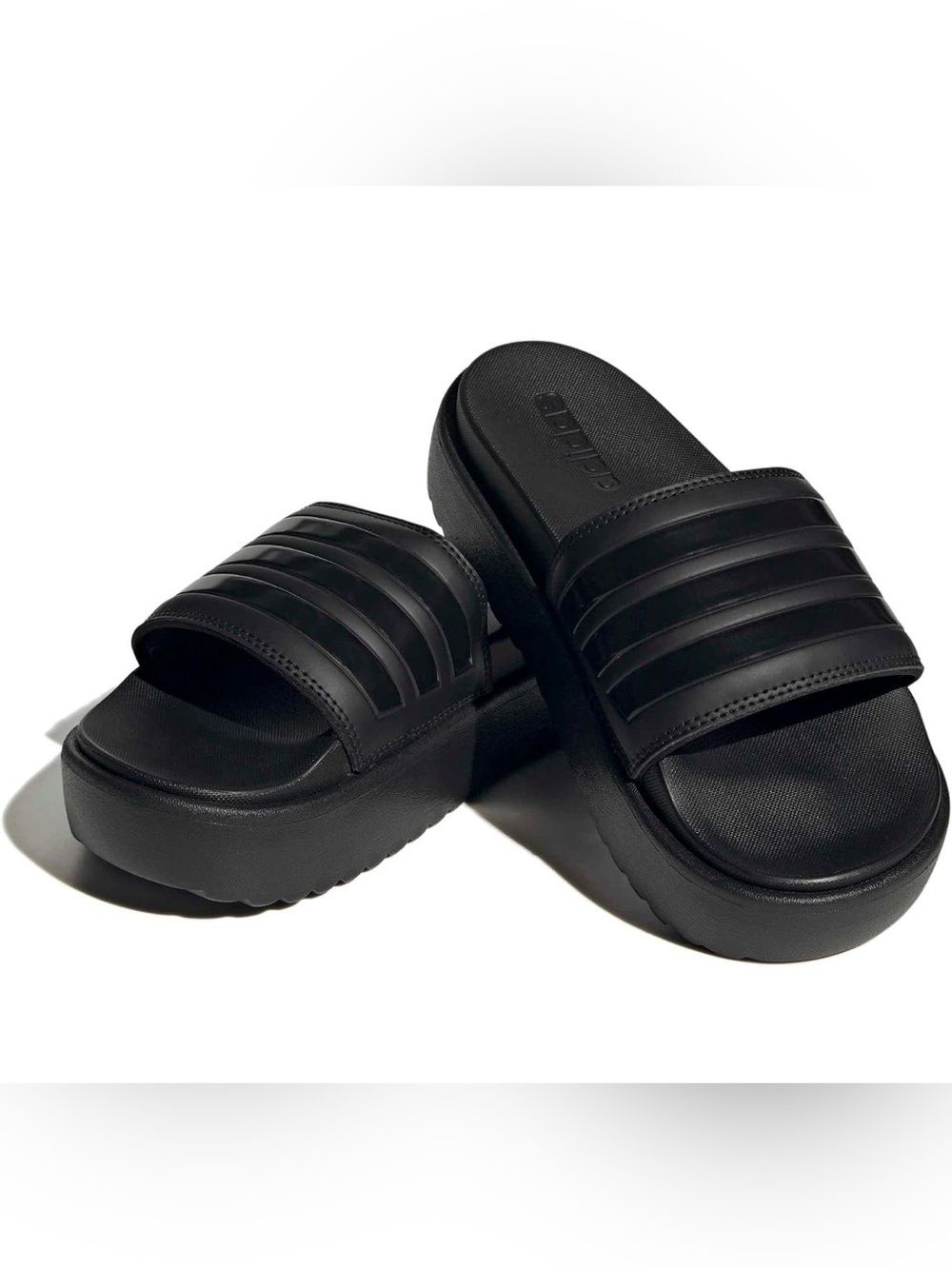 Adidas Womens Adilette Platform Sportswear Slide Sandal
